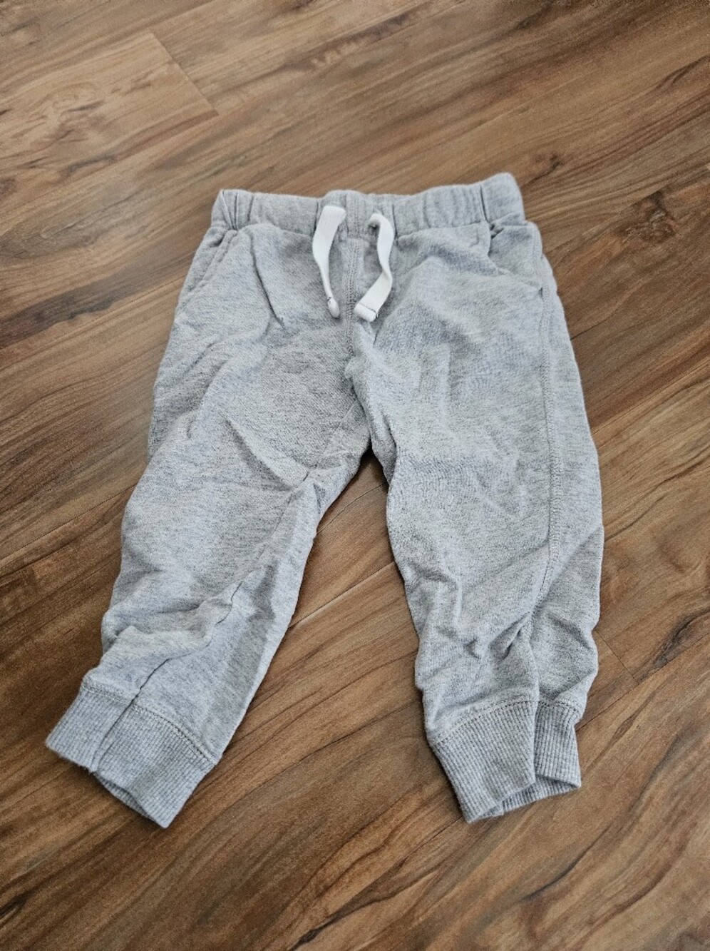 Carter's Light Gray Kids Jogger Sweatpants with Drawstring 24 Months